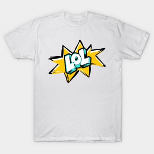 LOL - Retro Comic Design T-Shirt